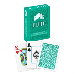 Copag 100% Plastic Poker Elite Jumbo , Grön