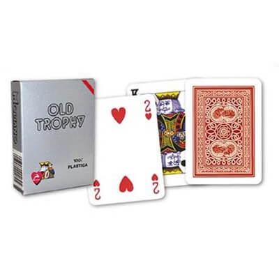 Modiano Old Trophy Red, Poker