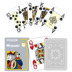 Modiano Poker Cristallo Grey, Jumbo