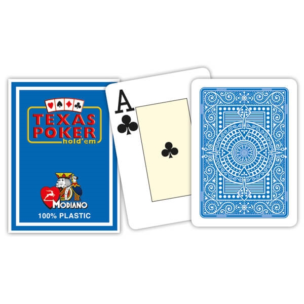 Modiano Texas Poker Hold\'em - Ljusblå