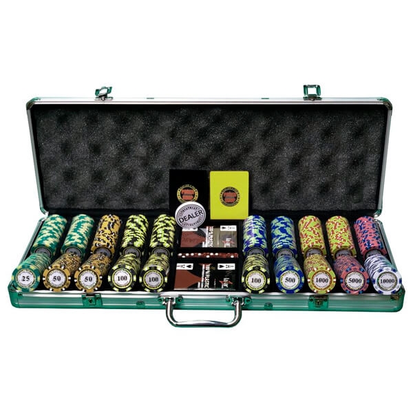 Monte Carlo Poker Set 500 marker (höga insatser)