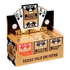 Copag 100 % plastpoker Texas Hold'em Gold (1 dussin)