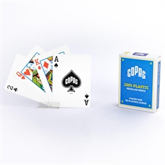 Copag 100% Plastic Poker 2 Corner Regular, Blue