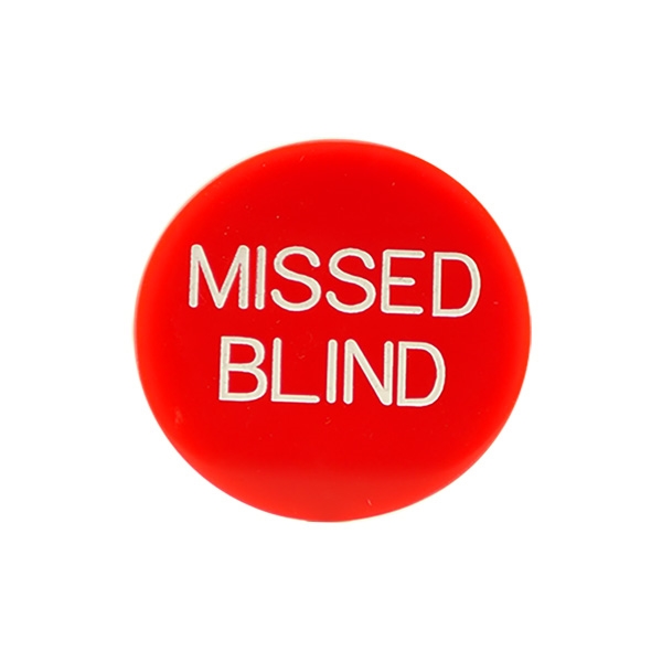 Missad blindknapp