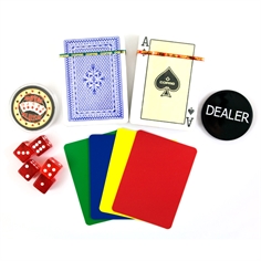 Tillbehörspaket för pokerset (lyx)