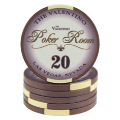 Valentino Poker Room Brown 20